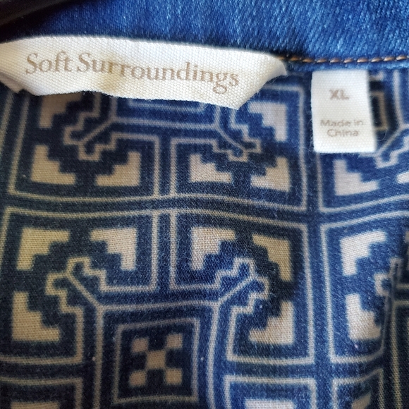 Soft Surroundings Denim Jacket in size XL - Picture 5 of 6